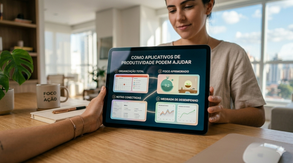Como-Aplicativos-de-Produtividade-Podem-Ajudar-1024x572 Melhores Aplicativos de Produtividade em 2026: 12 Apps para Organizar sua Vida