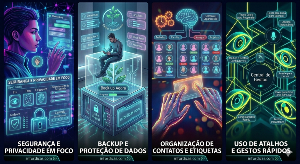 Dicas-extras-para-melhorar-sua-experiencia-1024x559 Como Usar o WhatsApp Sem Ansiedade: 12 Dicas para Organizar Conversas e Ter Mais Controle