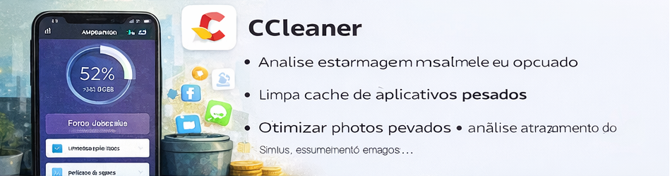 cccleaner Como deixar o aparelho mais rápido (2026): Aplicativos que ajudam a liberar memória do celular